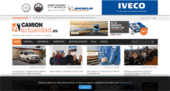 Desktop Screenshot of camionactualidad.es